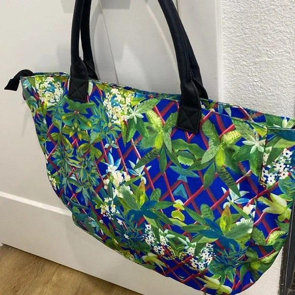 Christian LacroixLarge Amaryllis Canvas Tote Bag